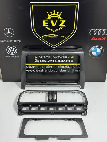 VW Polo V 6R afdekplaat radio omlijstingset bj.2014 6R085069, Auto-onderdelen, Dashboard en Schakelaars, Gebruikt, Volkswagen