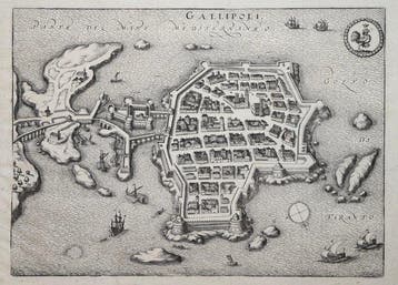 Italië - Gallipoli; Merian - Gallipoli - 1681-1700, Nieuw