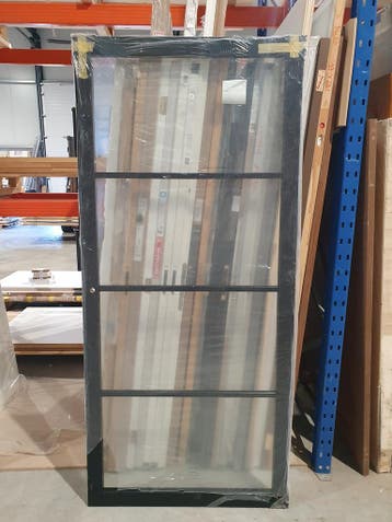 Industriële deur Bradford - Opdek Rechtsdraaiend 93x211,5 cm, 80 tot 100 cm, Binnendeur, Nieuw, Ophalen of Verzenden