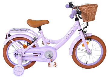 Volare Ashley Kinderfiets - Meisjes - 14 inch - Lila - Twee, Verzenden, Nieuw, 14 inch of minder