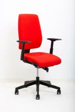 Giroflex rode bureaustoel, Huis en Inrichting, Nieuw, Rood, Ergonomisch modern, Vijf, Zes of meer stoelen