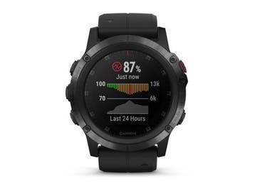 Garmin Fenix 5X Plus Bluetooth 51 mm - Zwart, Verzenden, Zo goed als nieuw, Garmin