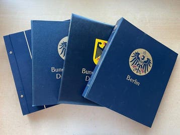 Duitsland 1948/2002 - en Berlijn Partij in 4 Davo Albums, Gestempeld