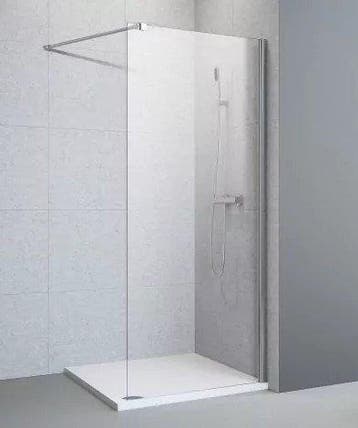 Douchewand / inloopdouche 100 x 225 cm helder Nano gecoat, Ophalen of Verzenden, Nieuw, Chroom, Bad
