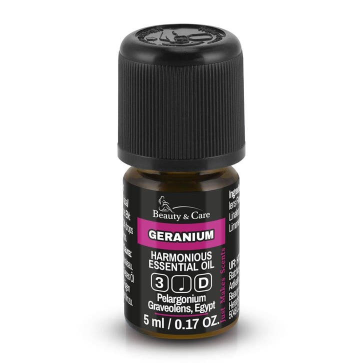 Beauty & Care Geranium olie 5 ml.  new, Sport en Fitness, Gezondheidsproducten en Wellness, Nieuw, Ophalen of Verzenden