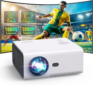 Mini Beamer 4K | Elektrische Focus | Retourdeal 34% Korting, Audio, Tv en Foto, Beamers, HD (720), LED, Ophalen of Verzenden, Zo goed als nieuw
