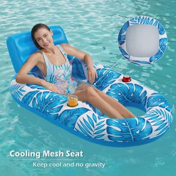 Opblaasbare Zwembad Lounger voor Volwassenen - Comfortabele, Verzenden, Nieuw