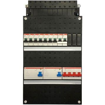 ABB groepenkast 7 groepen, 2 aardlekschakelaars, 1, Ophalen of Verzenden, Nieuw