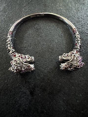 Zonder minimumprijs - Armband 925 zilver Dragon armband