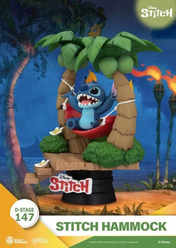 Beast Kingdom Disney Lilo & Stitch Stitch Hammock D-Stage PV, Antiek en Kunst, Ophalen of Verzenden