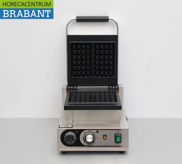 HCB RVS Wafelijzer Luikse wafels 230V Horeca, Ophalen of Verzenden, Nieuw in verpakking