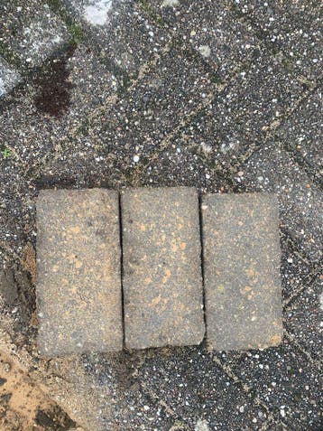 Gebruikte betonklinkers Gaanderen..., Ophalen of Verzenden, Gebruikt, Klinkers