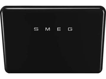 Smeg KFAB75BL - Schuine Afzuigkap - 3 filters - Zwart, Verzenden, Zo goed als nieuw