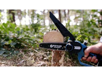 NovarGarden® Mini Kettingzaag NG3 - Takkenzaag - 2 Accus -, Tuin en Terras, Hand-tuingereedschap, Verzenden, Nieuw, NovarGarden