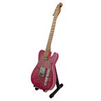 Miniatuur Fender 69 Telecaster Pink Paisley gitaar, Ophalen of Verzenden, Nieuw, Pop, Beeldje of Miniatuur