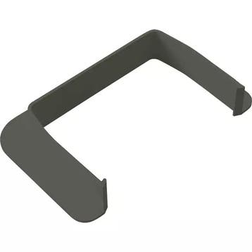 Muurrosette 80x60 mm antraciet RAL 7016 – UV-bestendig PV., Verzenden, Nieuw in verpakking