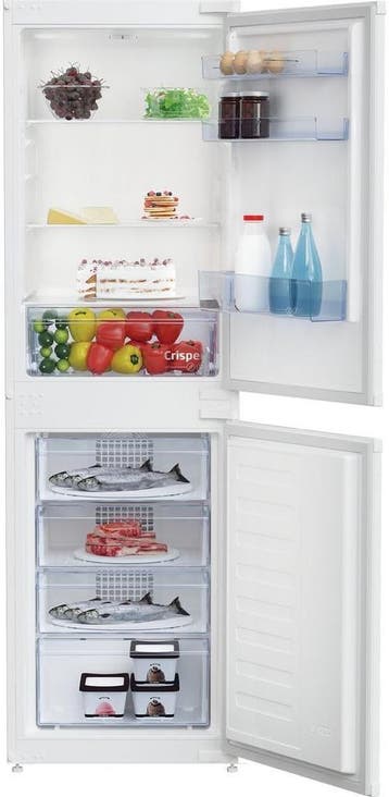 Beko BCFD450 Inbouw Koel-Vriescombi 177,5 cm 254 liter, 200 liter of meer, Met aparte vriezer, Nieuw, 45 tot 60 cm