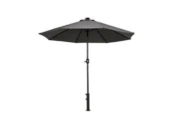 3x Led parasol 2.7 meter Feel Furniture, donkergrijs, Nieuw