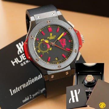 Hublot - Big Bang 44 mm Red Devil Manchester United Limited, Nieuw