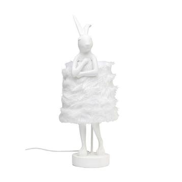 *WOONWINKEL* Kare Design Rabbit Fur Black Wit Konijn Tafella, Verzenden, Nieuw