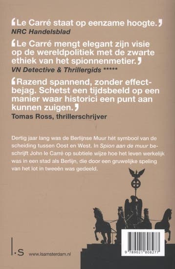 Spion aan de muur / De beste thrillers aller tijden / 5, Verzenden, Gelezen, John Le Carre