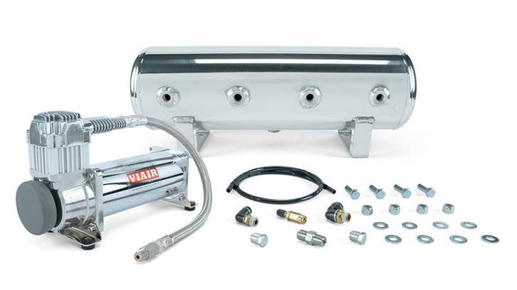 Air Lift 2.5 Gal. Polished Tank w/ Viair 444c Chrome, Auto-onderdelen, Ophanging en Onderstel, Ophalen of Verzenden