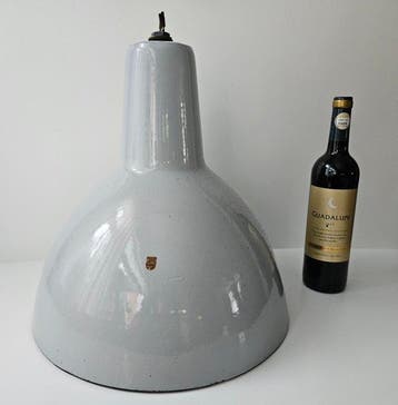 Philips – Fabriekslamp – ca. 1950 - Lamp - Emaille
