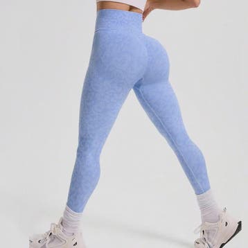 Seamless Leopard Print Hoge Taille Legging - Hip Lifting Fit