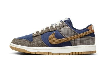 Nike Dunk Low Tweed Midnight Navy Corduroy, Nieuw