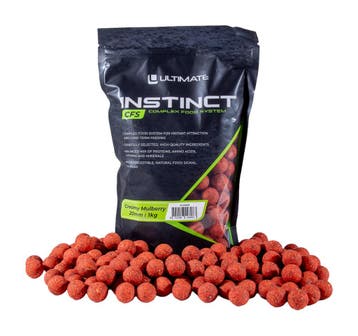 Ultimate Instinct CFS Boilies 20mm 1kg - Creamy Mulberry, Verzenden, Nieuw, Overige typen