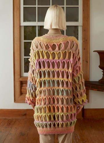 Breipatroon Oversized Damestrui Gabrielle met opengewerkte, Ophalen of Verzenden, Nieuw