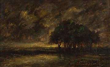 Henk Bies (1928-2006) - Aan de rand van de peel