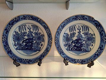 Delft, Plateelbakkerij - Bord (2) - Aardewerk