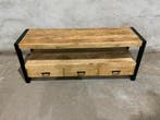 Industriële dressoir | hout & staal | met lades, Ophalen, Gebruikt, Meubilair