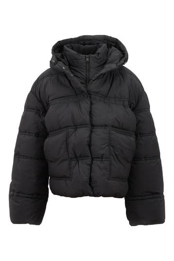 Guess Winterjas in maat XL Zwart, Kleding | Dames, Guess, Verzenden, Zo goed als nieuw, Zwart