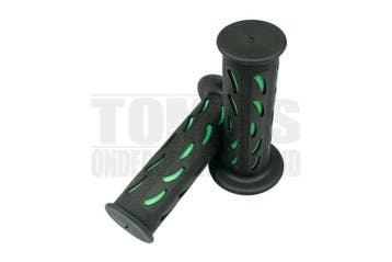 Handvatset Druppel groen / zwart 22mm / 24mm universeel, Ophalen of Verzenden, Nieuw, DMP