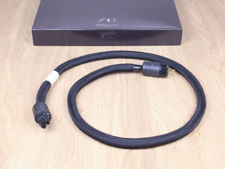 Absolue Creations UL-TIM highend audio power cable 1,6 metre, Audio, Tv en Foto, Audiokabels en Televisiekabels, Overige kabels