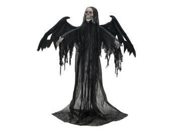 EUROPALMS Halloween Black Angel 175x100x66cm Licht Geluid, Verzenden, Nieuw, Overige typen