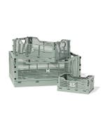 HEMA Klapkrat letterbord recycled mintgroen 1+1 gratis, Verzenden, Nieuw