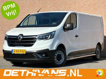 Renault Trafic L2H1 | Financial Lease voor 274 p/mnd, Stof, Gebruikt, Overige carrosserieën, Wit