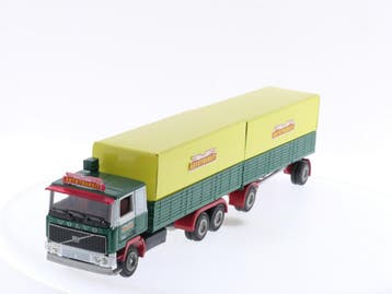 Schaal 1:50 Tekno MUS347 Zweden 1987 Autotransit Huifople..., Hobby en Vrije tijd, Ophalen of Verzenden, Gebruikt, Tekno