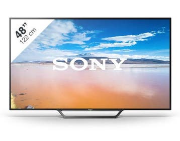 Sony KDL-48WD650 - 48 inch Full HD smart LED TV, Ophalen, LED, Zo goed als nieuw, Smart TV