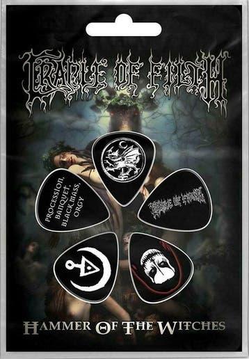 Cradle of Filth Plectrum Hammer of Witches officiële merch, Ophalen of Verzenden, Nieuw, Gebruiksvoorwerp