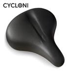 Cycloni Comfortabel Gelzadel - Met Veer en Reflector - Zwart, Ophalen of Verzenden, Nieuw, Cycloni