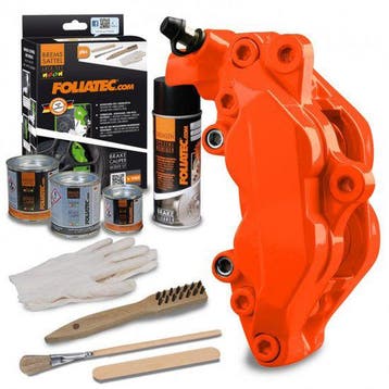 Foliatec Remklauwlakset - Neon Orange - 3 Komponenten, Verzenden