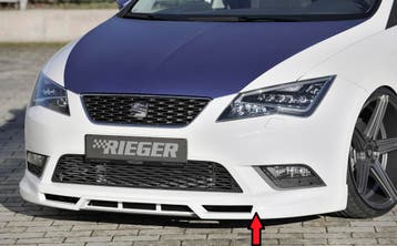 Rieger frontspoiler | Leon (5F): 10.12-12.16 (tot Facelift), Verzenden, Nieuw, Seat