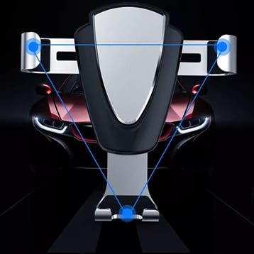 Universele autohouder ventilatierooster metaal - gravity, Ophalen of Verzenden, Nieuw