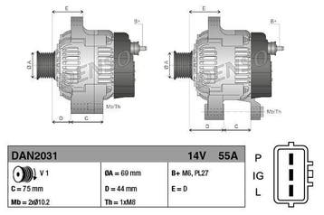 Alternator Caterpillar 55A, Zakelijke goederen, Verzenden