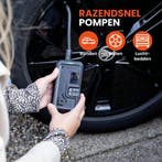 2dekans | QLT Luchtcompressor met Opbergvak – Draadloze Mini, Auto diversen, Auto-accessoires, Ophalen of Verzenden, Zo goed als nieuw