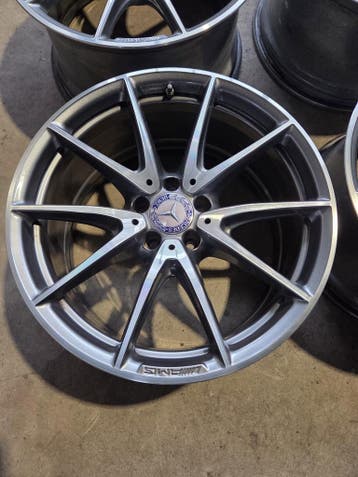 Originele Mercedes AMG E63 W213 19 inch breedset met TPMS, Velg(en), Nieuw, Personenwagen, Ophalen